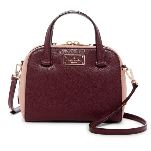 Kate Spade Mini Felix Leather & Suede Satchel - Picture 6 of 7